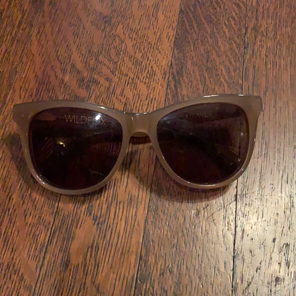 Wildfox sunglasses, cat eye style, light mauve color